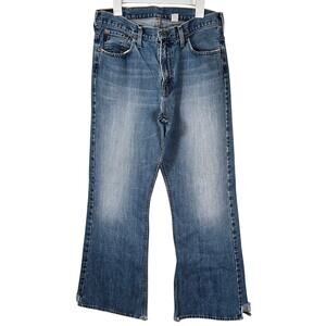 Vintage Abercrombie & Fitch 1892 Jeans Men's 34x32 Flare Distressed Grunge